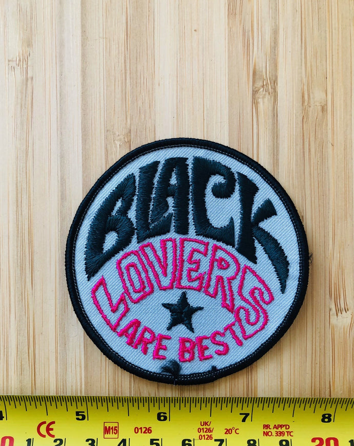 Vintage Black Lovers Are Best Patch