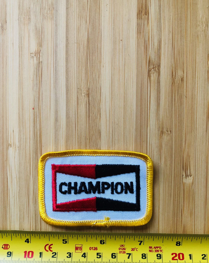 Vintage Champion Spark Plug Patch