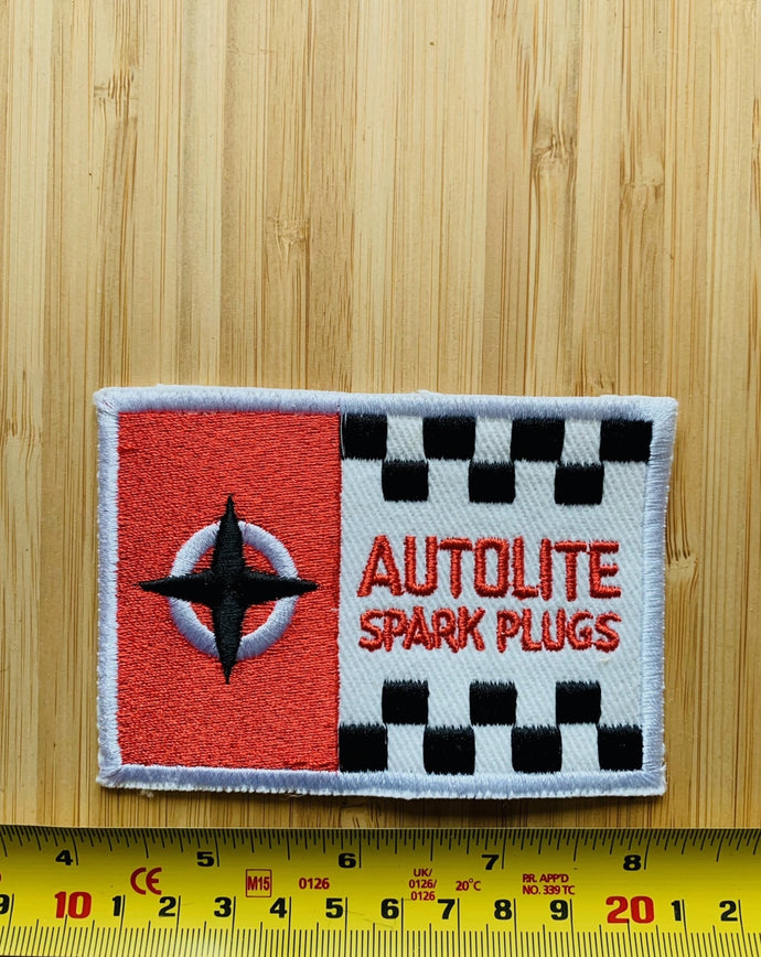 Vintage Autolite Spark Plug Patch