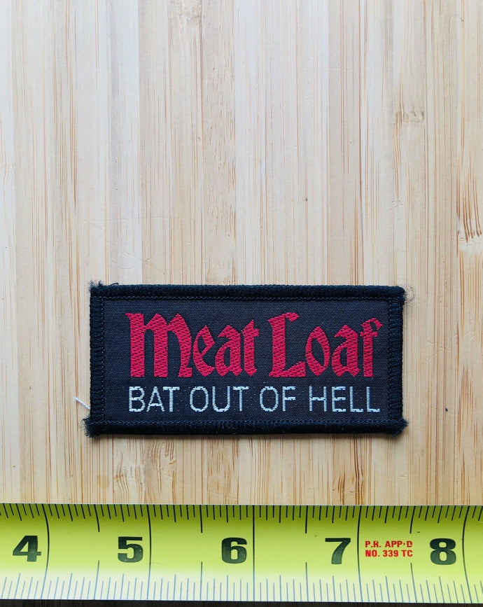 Meatloaf Bat Out of Hell Vintage Patch