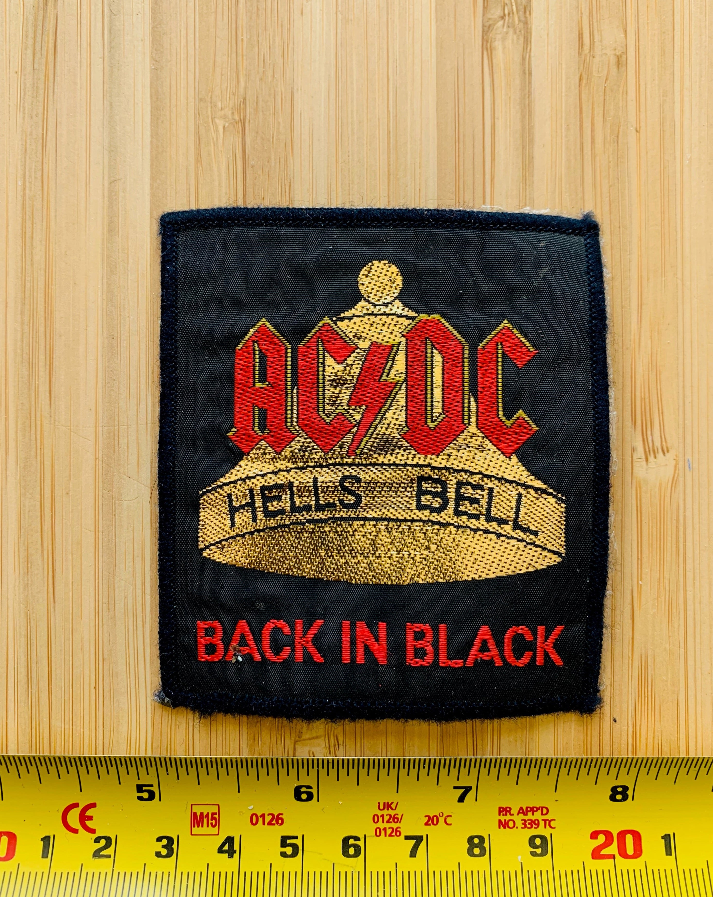 AC/DC Hells Bells Back in Black Vintage Patch – The VintagePatch