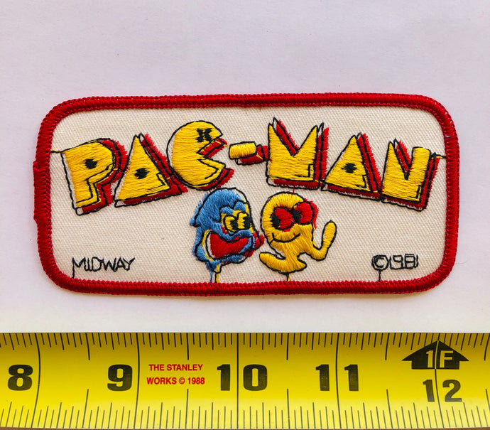 Pac Man Vintage Vintage Patch