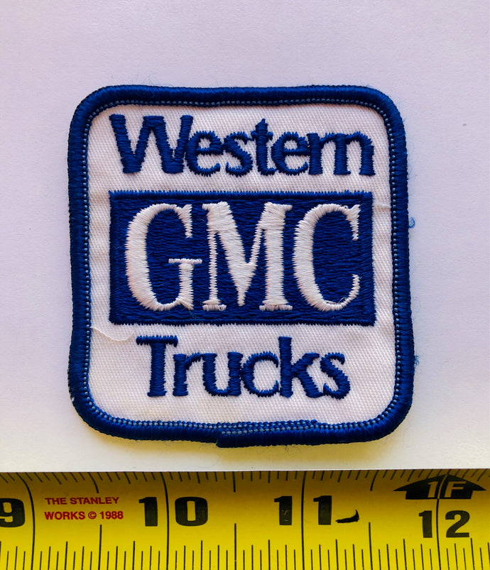 Western GMC GM Trucks Vintage Patch