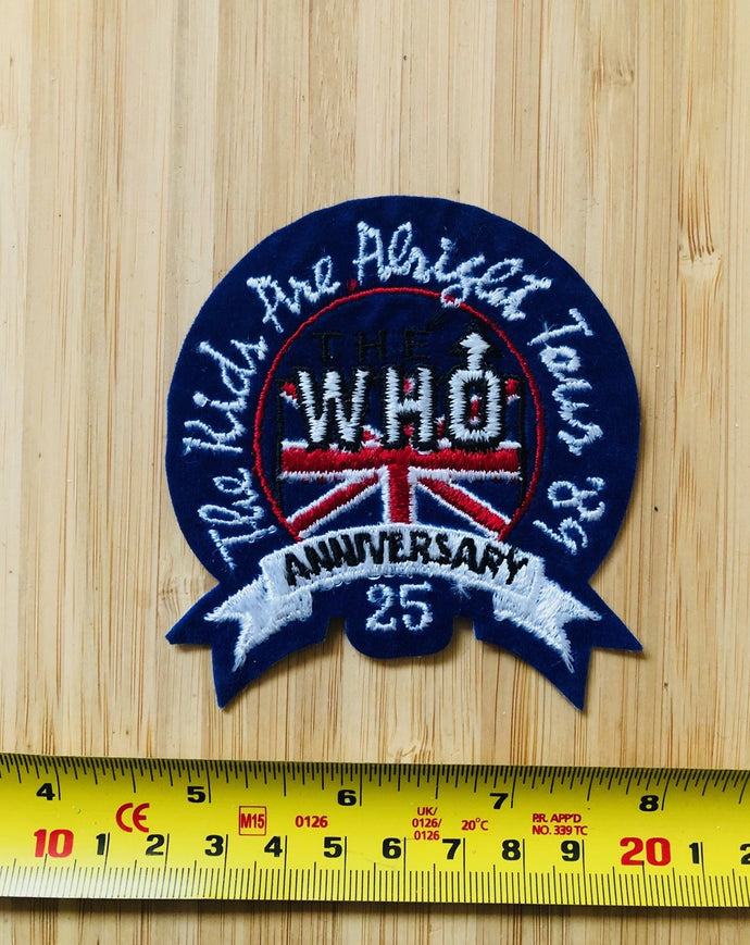 The Who 25th Anniversary Vintage Patch