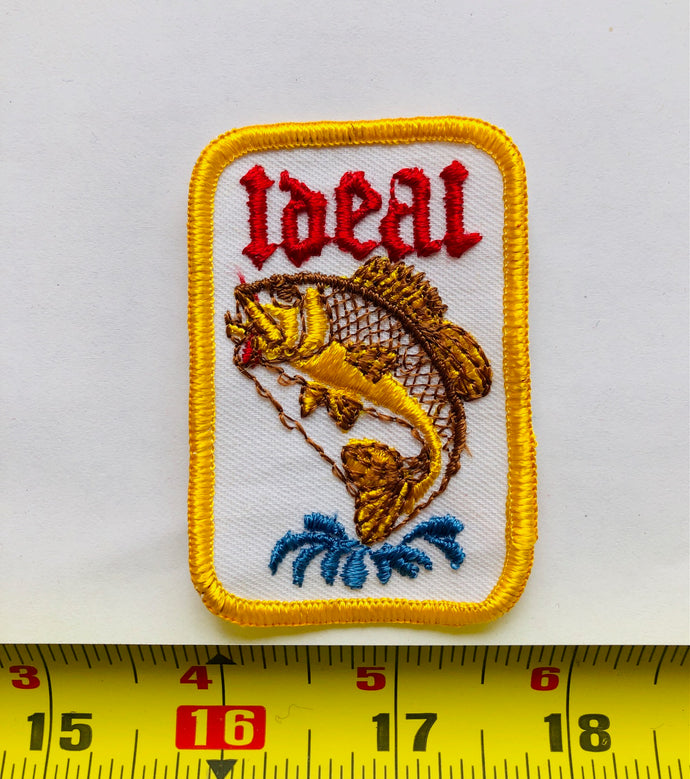 Ideal Fishing Vintage Patch