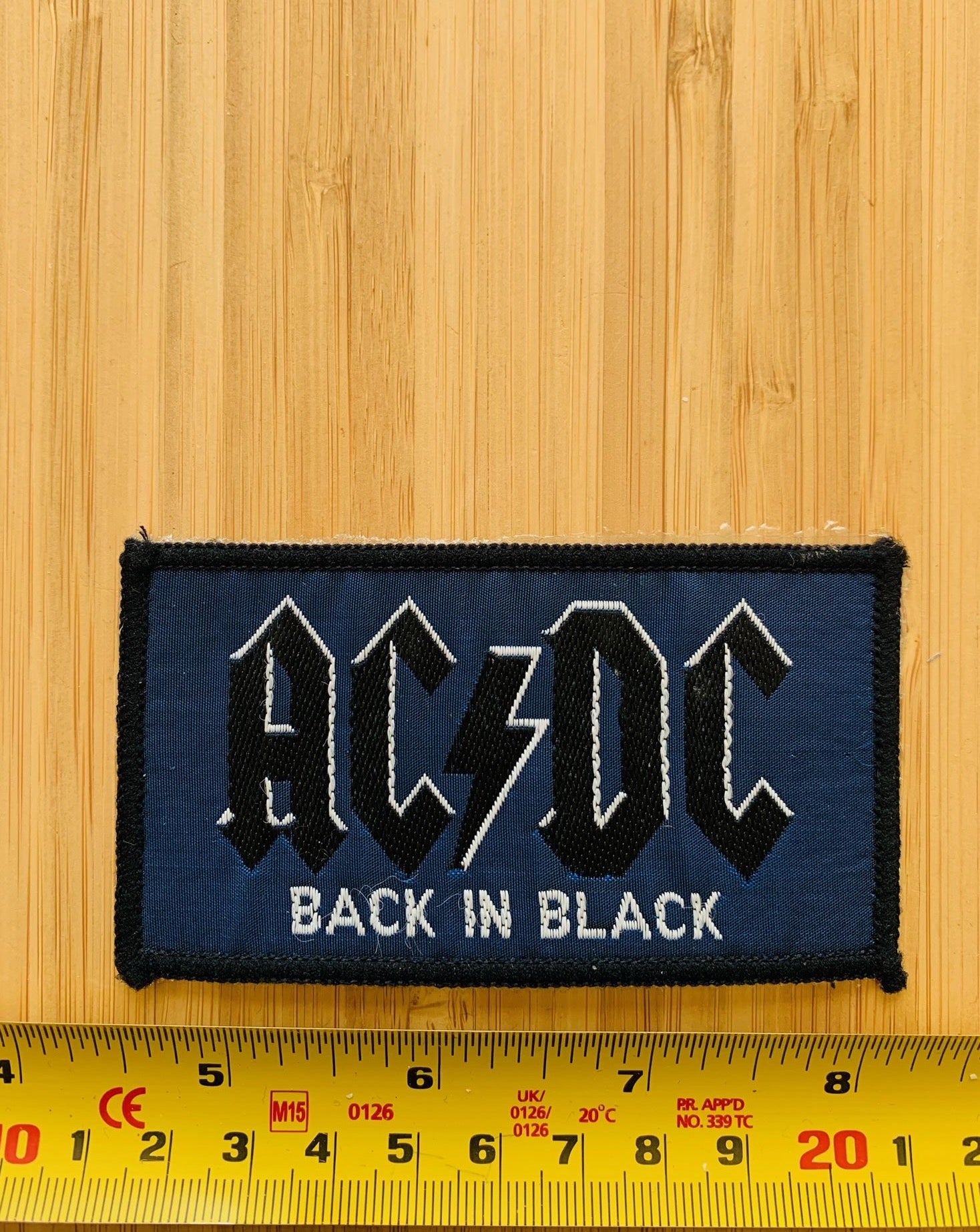AC/DC Back in Black Vintage Patch – The VintagePatch