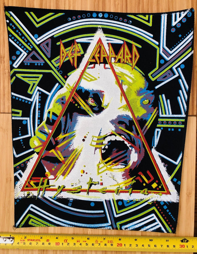Def Leppard  Hysteria Vintage Back Patch