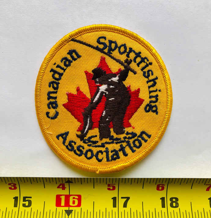 Canadian Sportfishing Association Vintage Patch