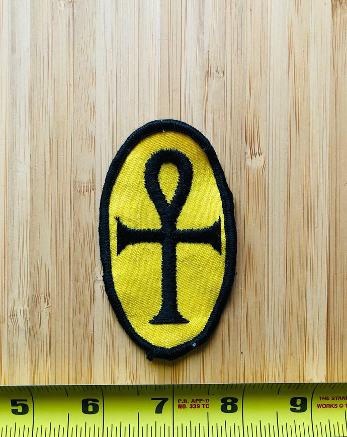 Vintage Patch Ankh Egyptian Symbol For Key Of Life