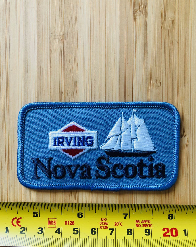 Vintage Irving Nova Scotia Gas Station Patch