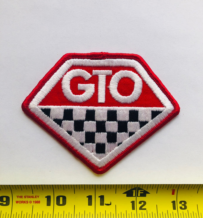 GM Pontiac GTO Vintage Patch