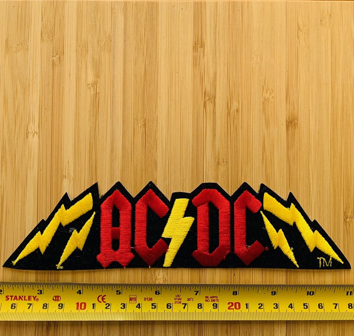 AC/DC 1980's Vintage Back Patch