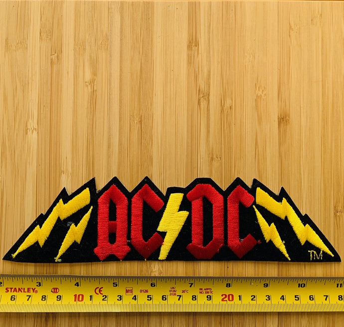 AC/DC 1980's Vintage Back Patch