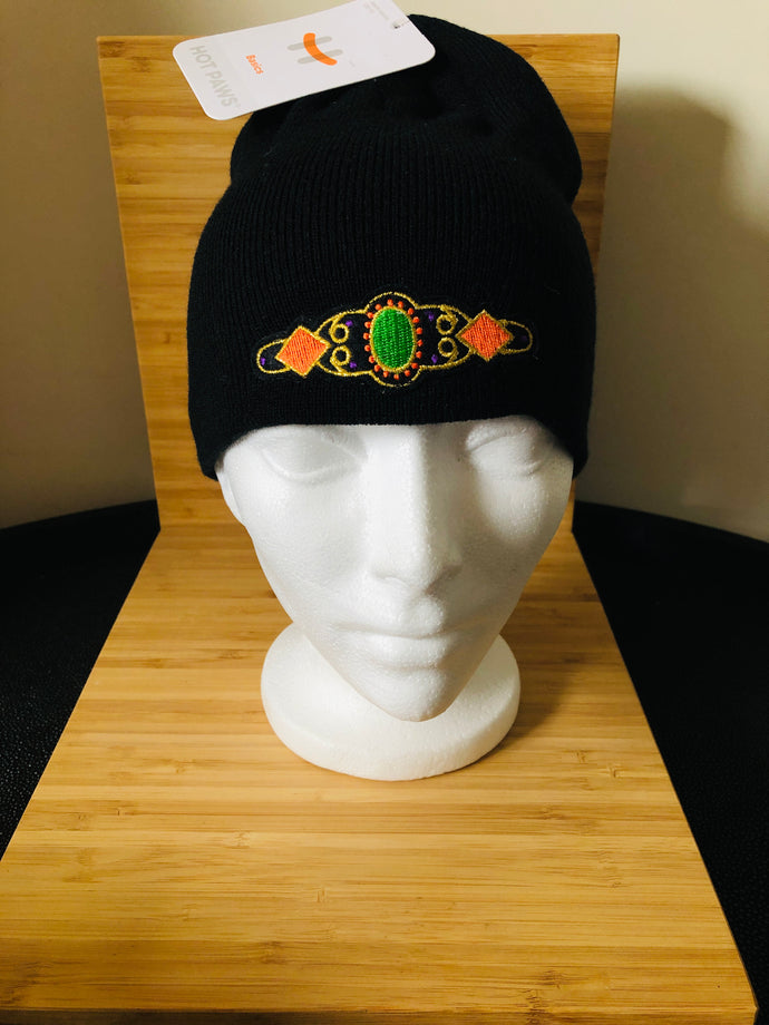 Toque with Retro Vintage Patch
