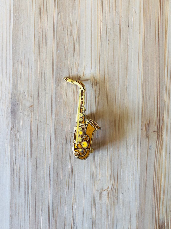 Vintage Music Instrument Pin
